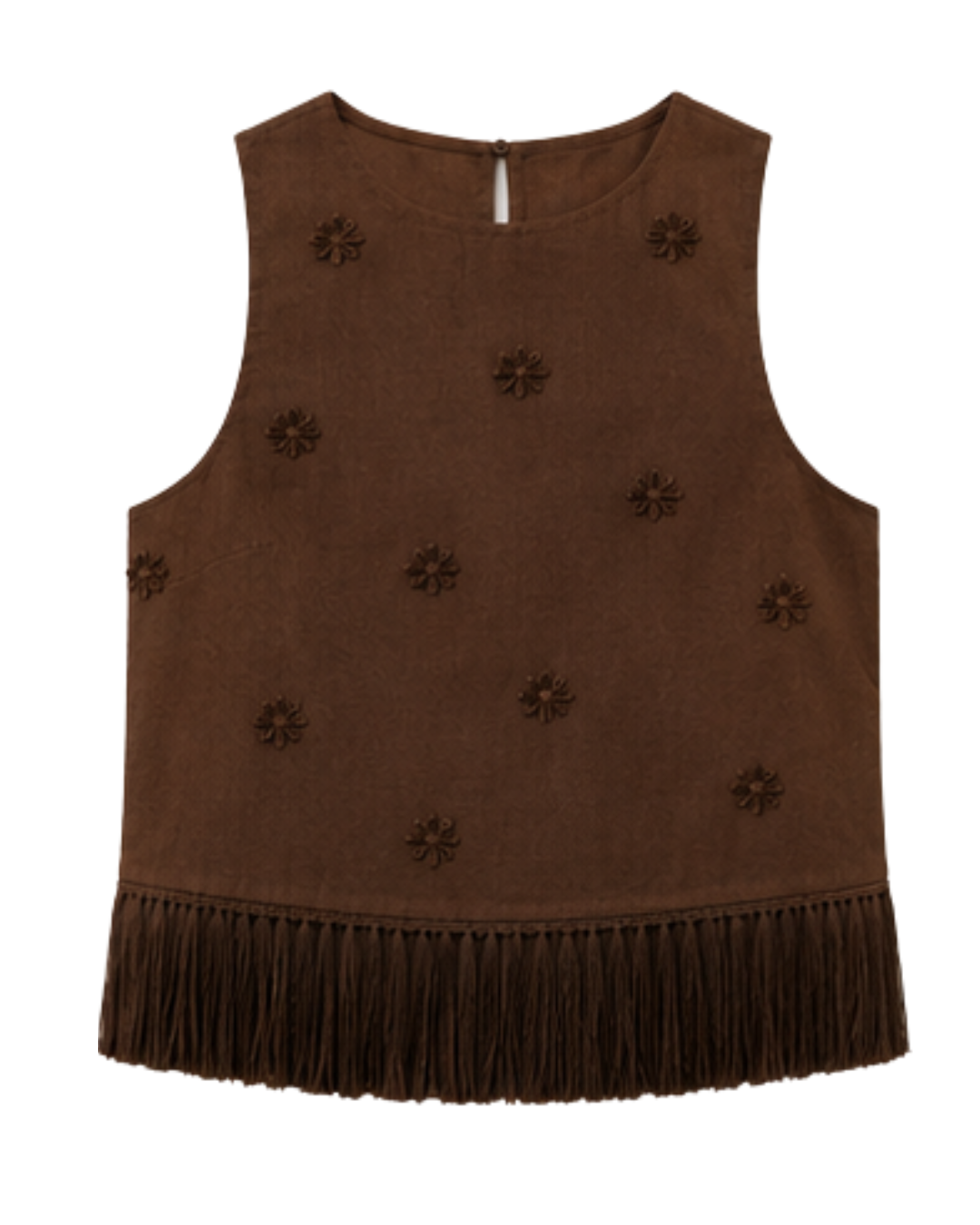 Blusa Bordada em Linho Natural Premium