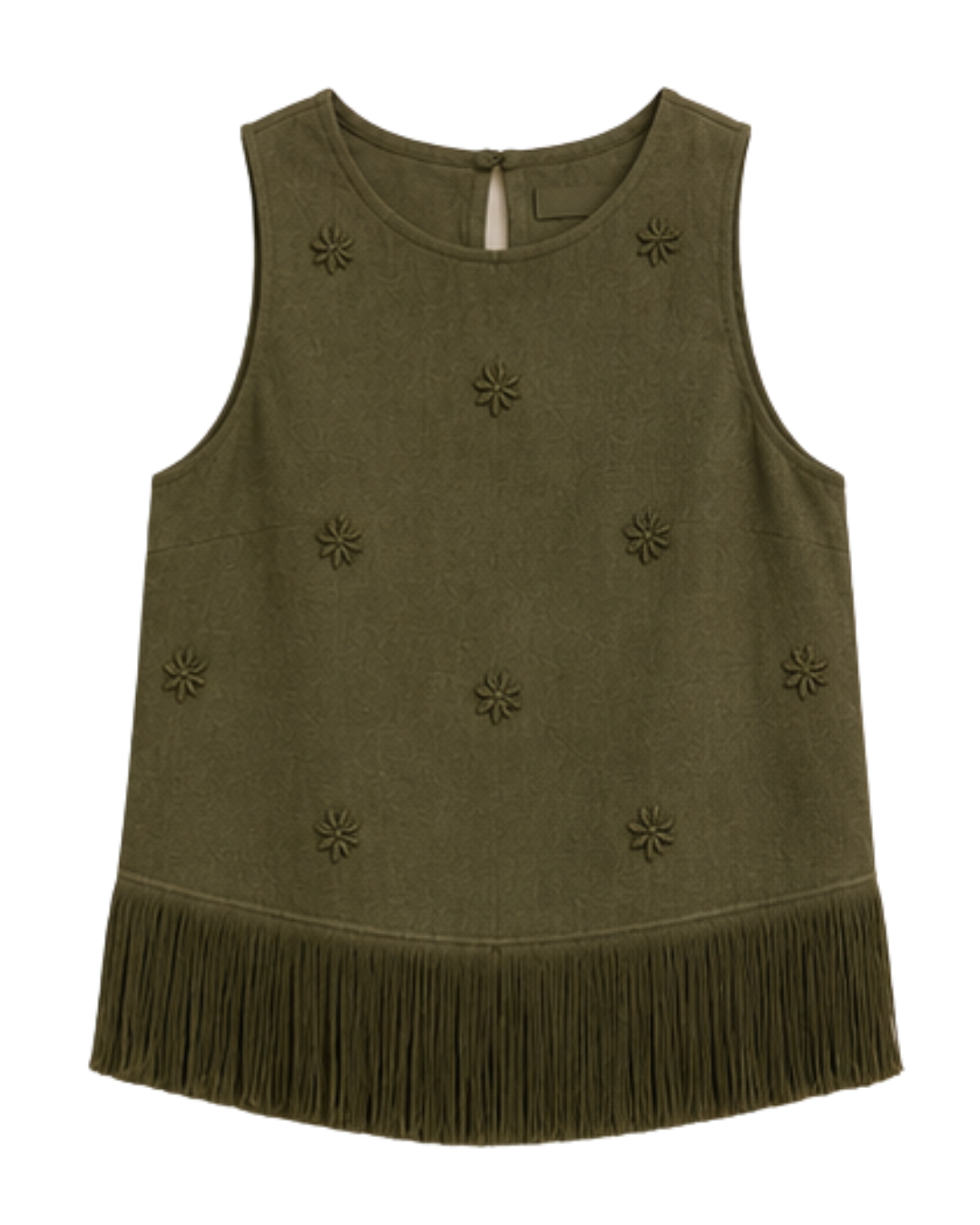 Blusa Bordada em Linho Natural Premium