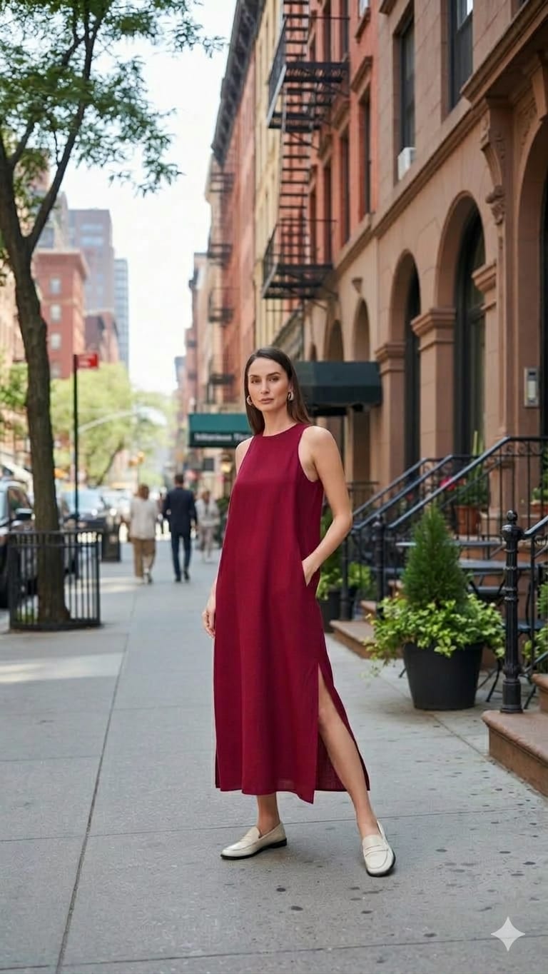Vestido Longo Essence 100% Linho