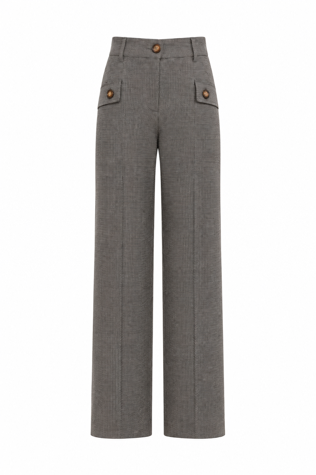 Calça Alfaiataria Reta Essence Cinza