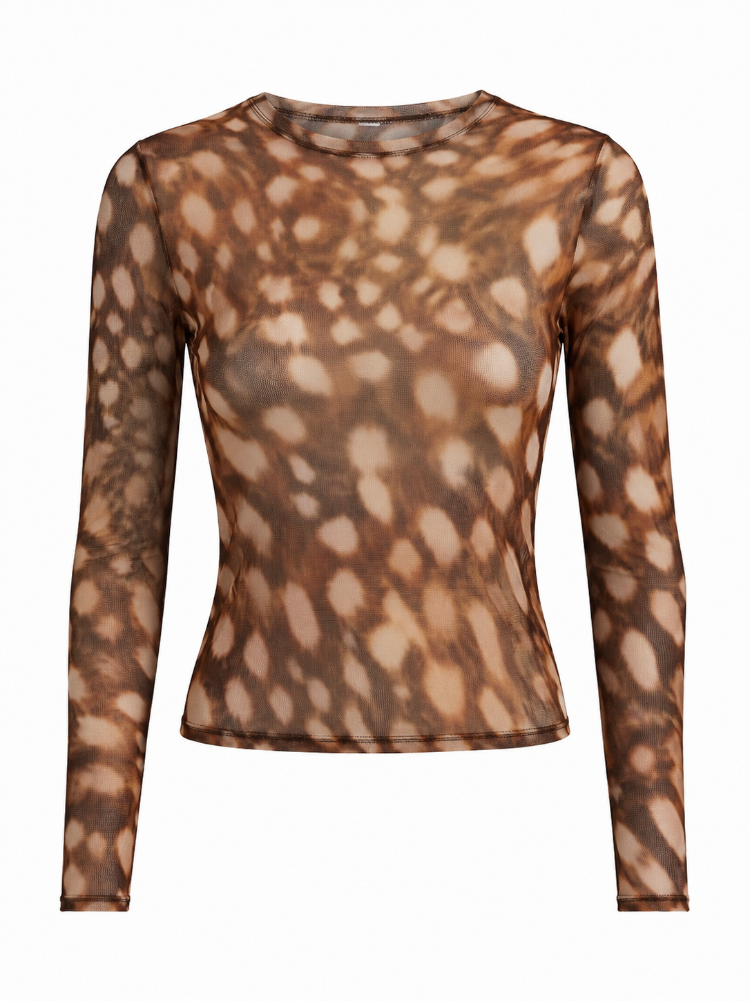 Blusa Tule Animal Print Glow