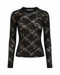 Blusa Renda Noir Elegance