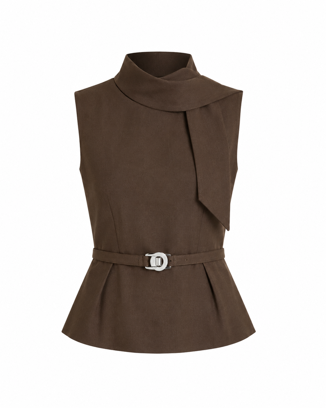 Blusa Flora Mocha Elegance