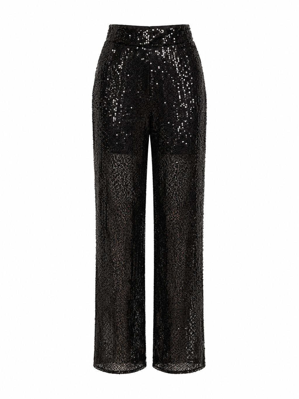 Calça Paetê Noir Glam