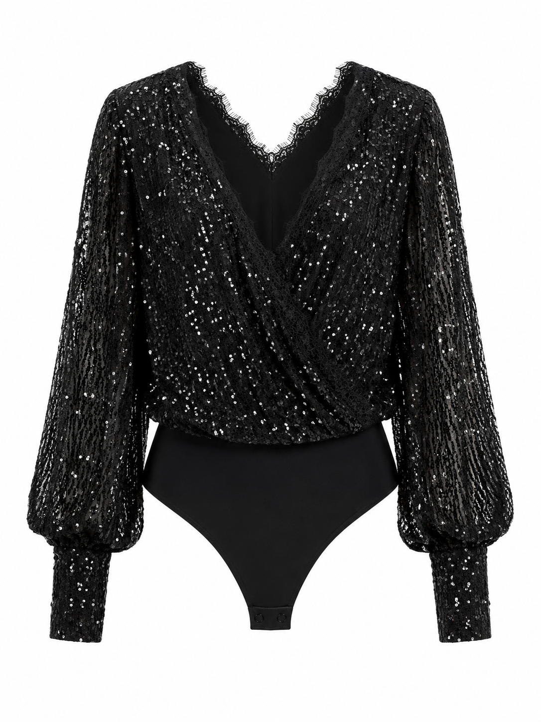 Body Paetê Midnight Glow