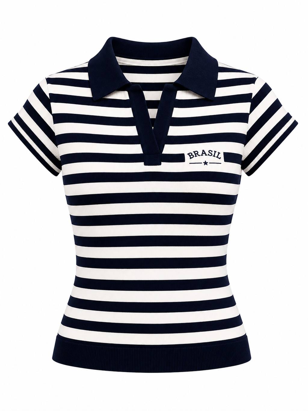 Polo Tricot Brasil Navy Classic