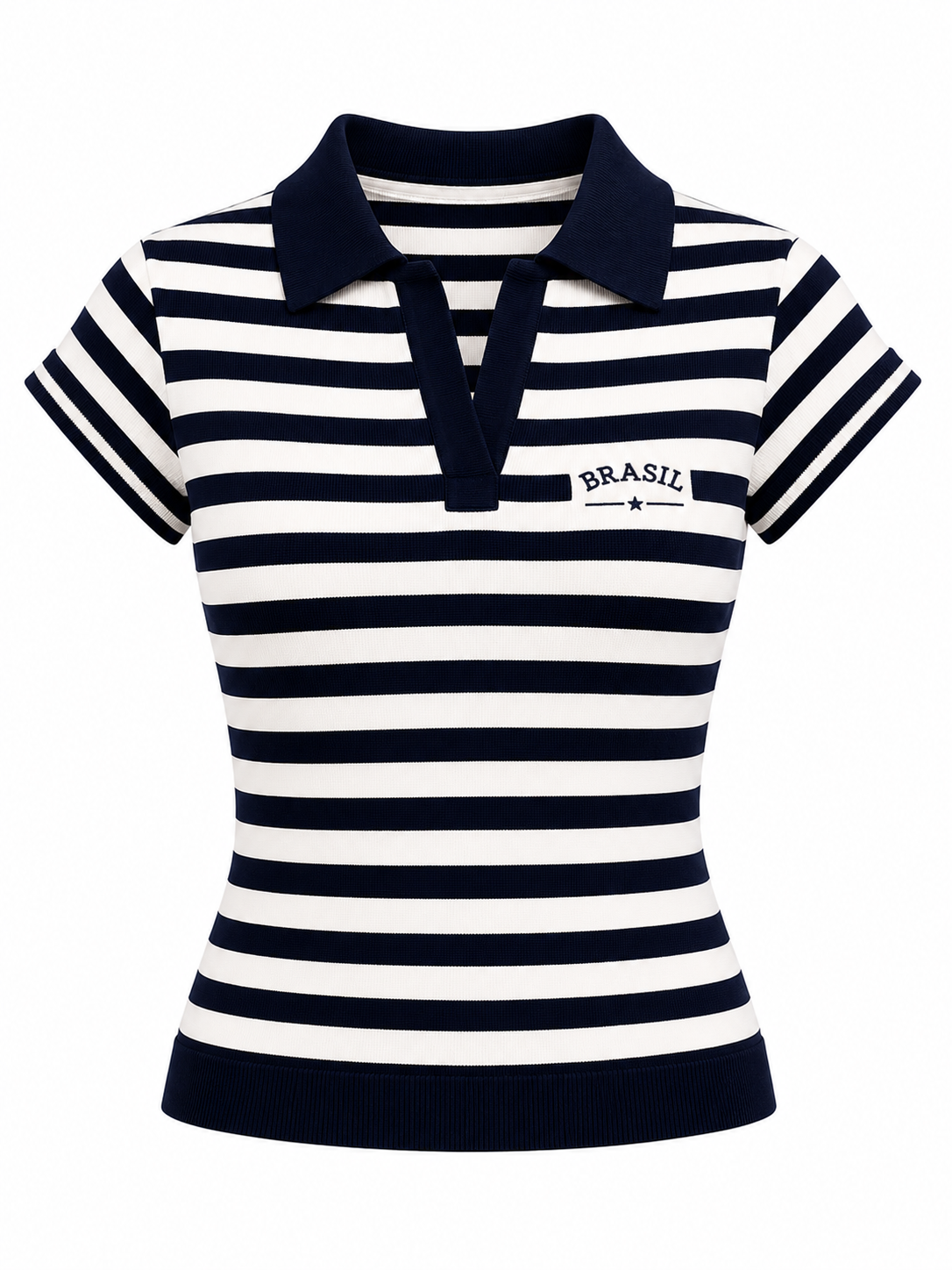 Polo Tricot Brasil Navy Classic