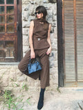 Blusa Flora Mocha Elegance