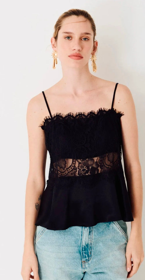 Blusa peplum com Renda
