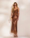 VESTIDO MIDI COM RENDA LORENA